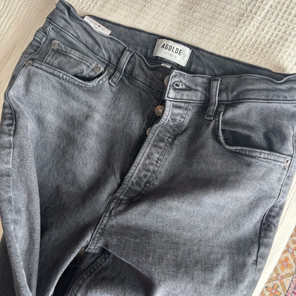AGOLDE Gray Denim Jeans